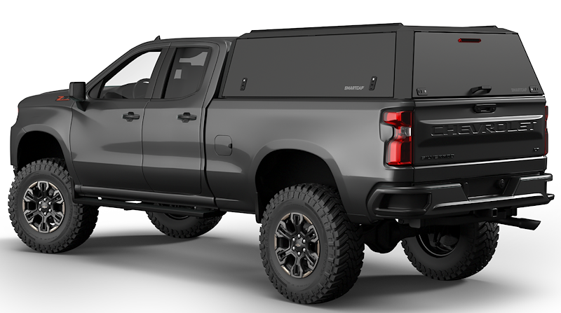 RSI SmartCap - 2019-26 Silverado/Sierra 1500 Standard 6' 5" Bed - Edge Edition Matte Black - ED0131-BN