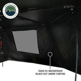Overland Vehicle Systems - XD Nomadic 270 - Awning Wall 3 W/Black Out, Passenger Side, Black Body, Black Trim W/Storage Bag - 19690008