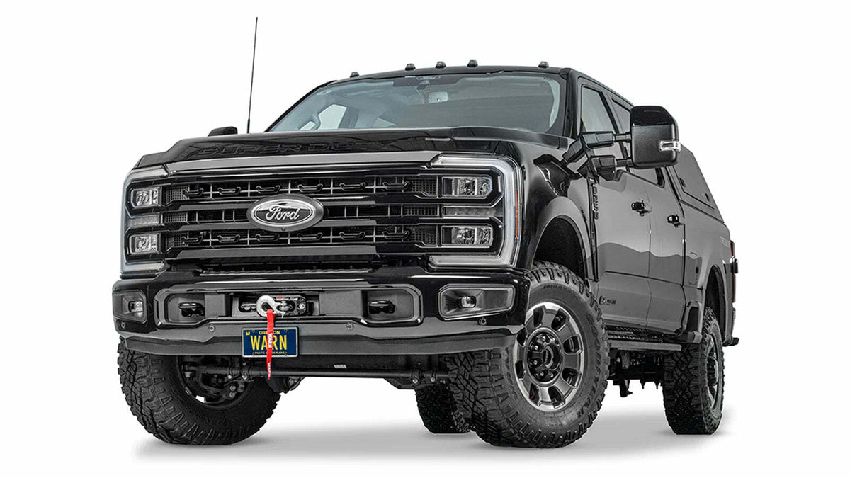 Warn - Fully Hidden Winch Mount Kit for 2023-2026 Ford Super Duty - 112554