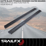 TrailFx - A6 Running Boards for Ford Ranger Crew Cab (AL6009B)