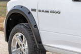 Rough Country - Pocket Fender Flares - Both Bumpers - PX8 Black Crystal - Ram 1500 2WD 4WD - F-D10911B-PX8