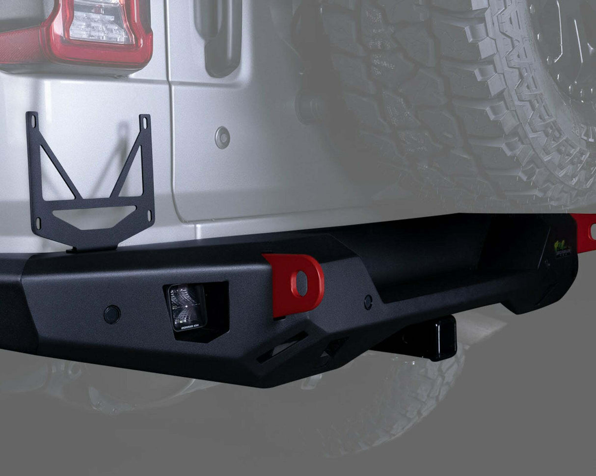 IronMan 4x4 - Raid Rear Bumper Kit - Jeep Wrangler JL/JLU (2018+) - RTB077JL