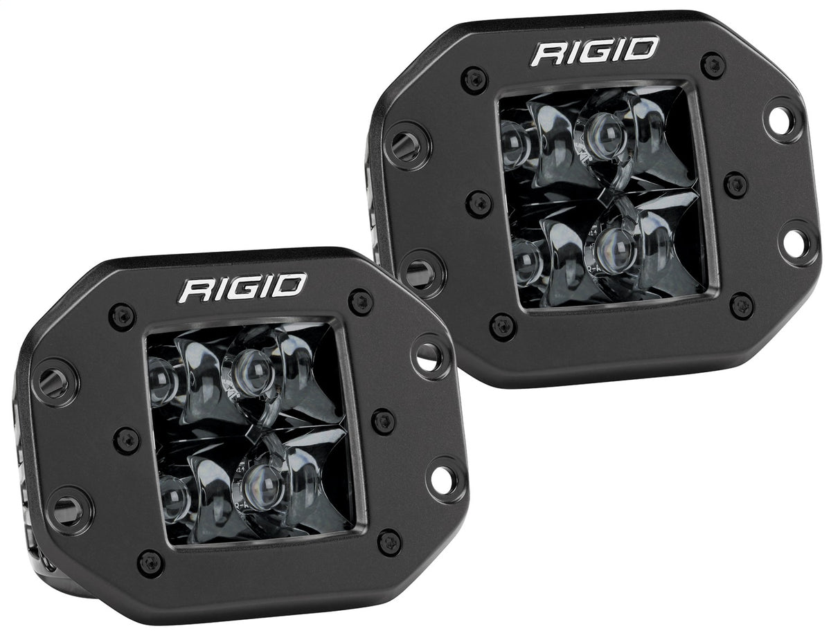 RIGID - D-Series PRO Spot Midnight Flush Mounts Pair - 212213BLK
