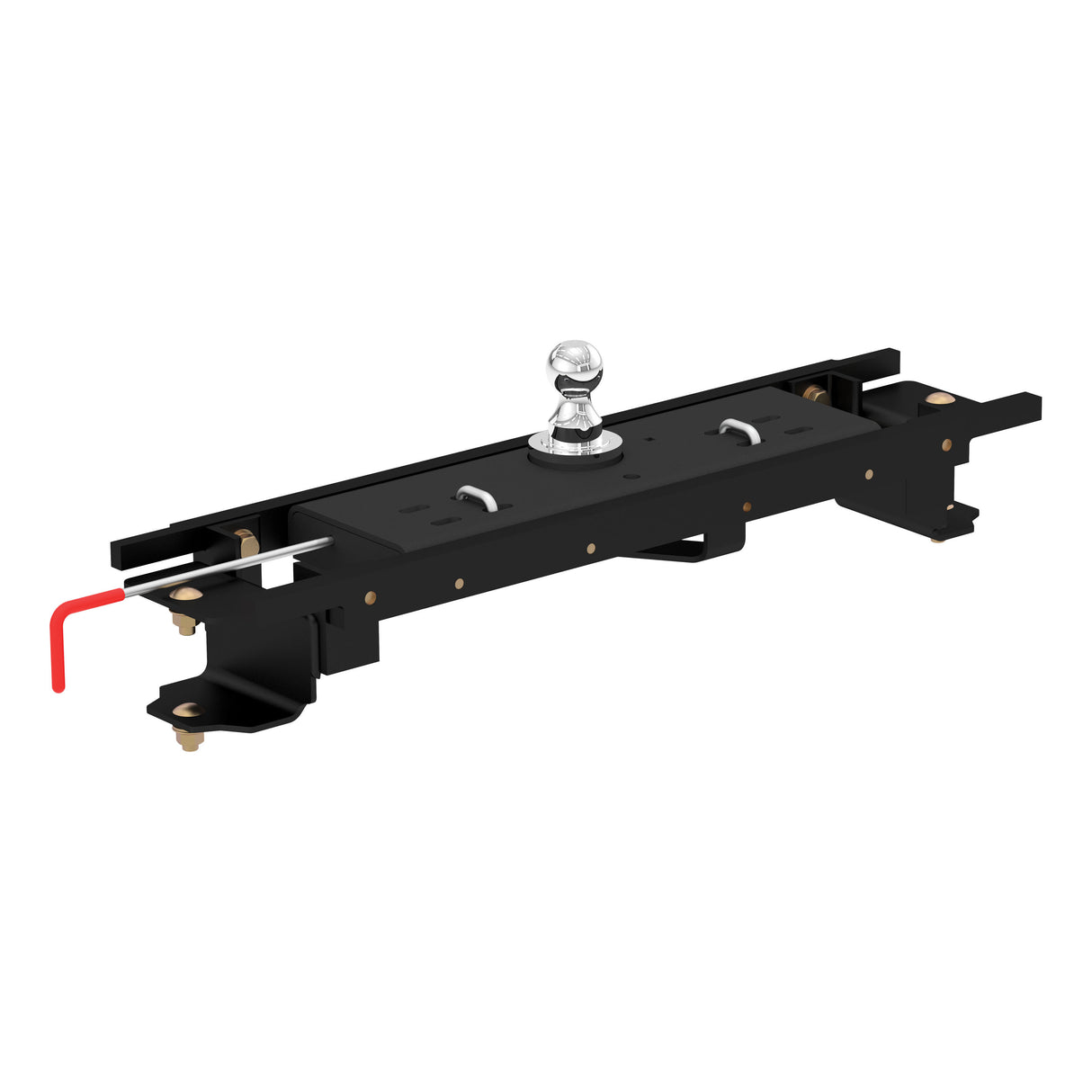 Curt - Double Lock Gooseneck Hitch Kit with Brackets, Select Toyota Tundra, 6.5' Bed - 60751