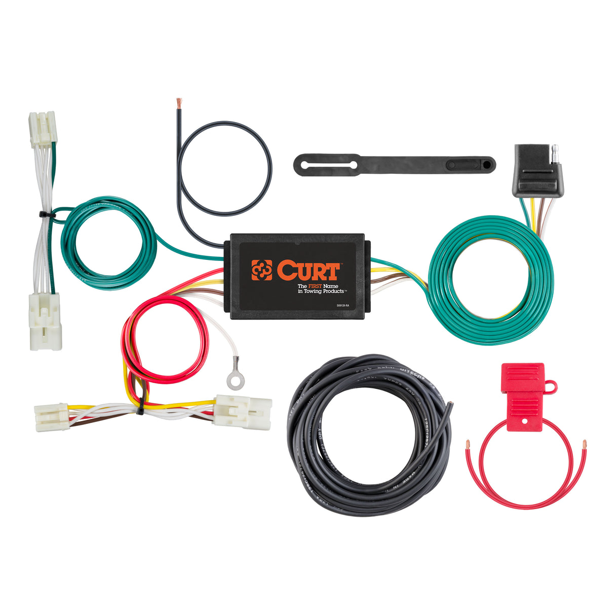 Curt - Custom Wiring Harness, 4-Way Flat Output, Select Hyundai Sonata - 56390