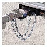 Curt - 27" Safety Chain with 1 S-Hook (5,000 lbs, Clear Zinc) - 80040