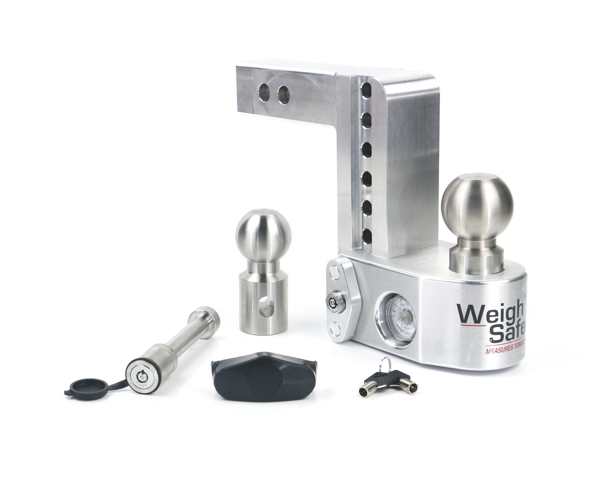 Weigh Safe - 6" Drop Hitch with 2" Shank Keyed Alike WS05 Included