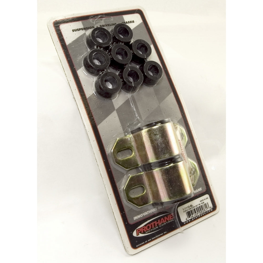 Front Swaybar Bushing Kit, Black, 7/8 Inch; 76-86 Jeep CJ Models