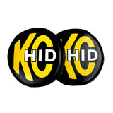 KC HiLiTES 5818 KC Cover 8in Vinyl HID Black Yellow PR