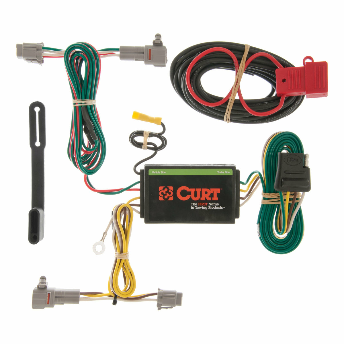 Curt - Custom Wiring Harness, 4-Way Flat Output, Select Subaru Impreza Hatchback - 56111
