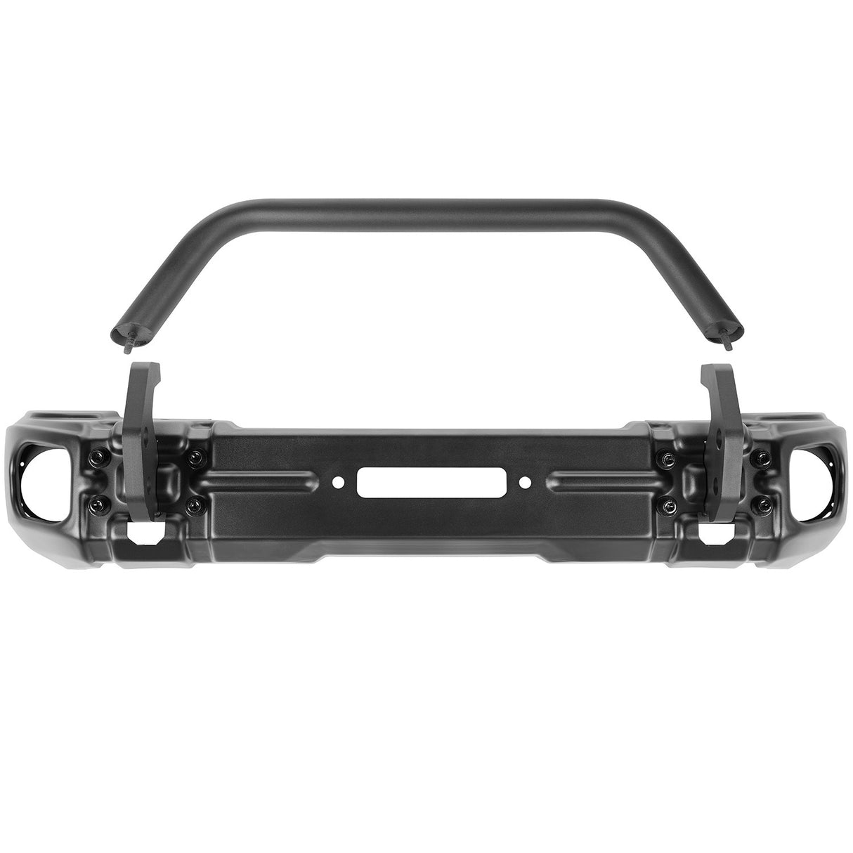 Rugged Ridge - Arcus Front Bumper Set, With Overrider; 07-18 Jeep Wrangler JK - 11549.13
