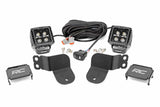 Rough Country - LED Light Kit - Cage Mount - 2" Black Pair - Amber DRL - Polaris General (2021) - 93024