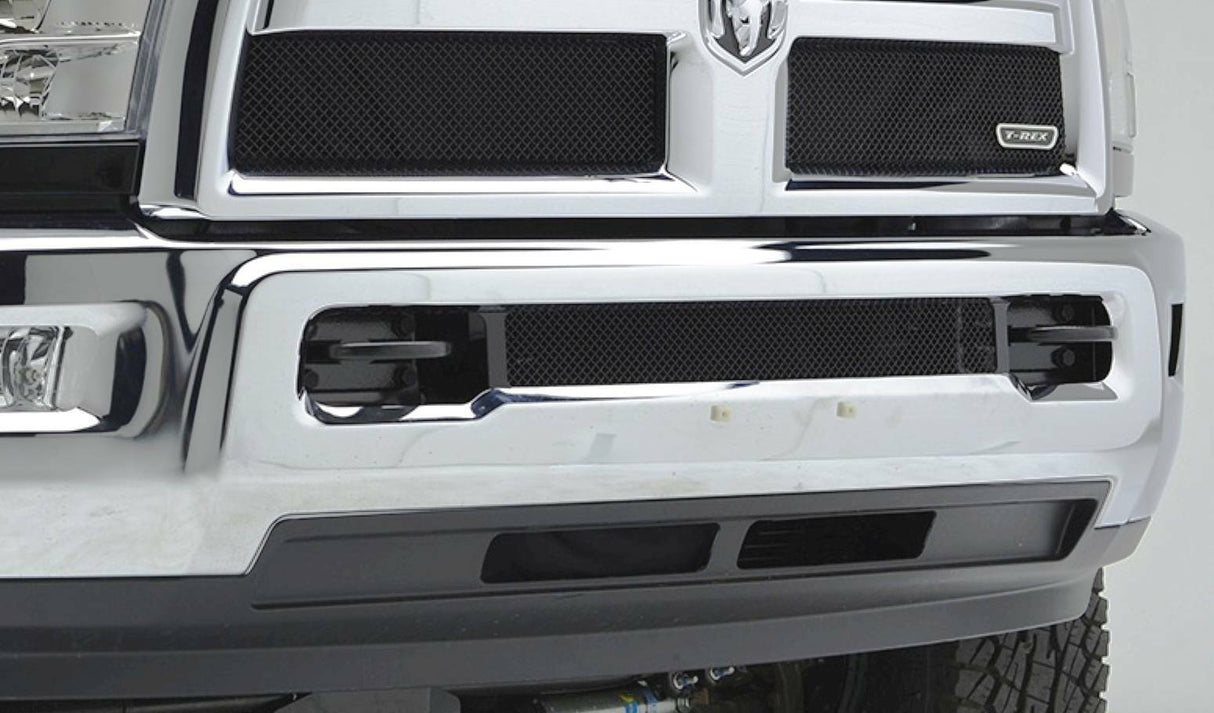 T-Rex Grilles - 1 Pc Small Mesh Mild Steel Sport Bumper Grille Replacement - 47452