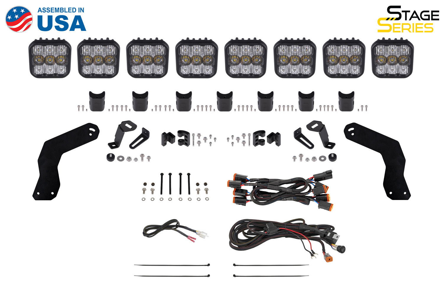 Can-Am Maverick X3 SS5 Sport CrossLink Roof White Combo Lightbar Kit