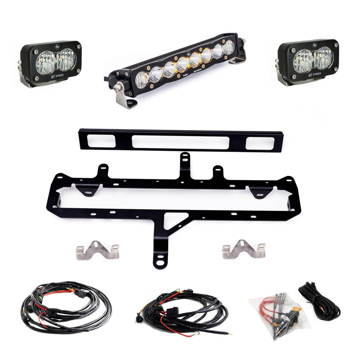 Baja Designs 448253 S8 10-inch/S2 Pro Grille Light Kit