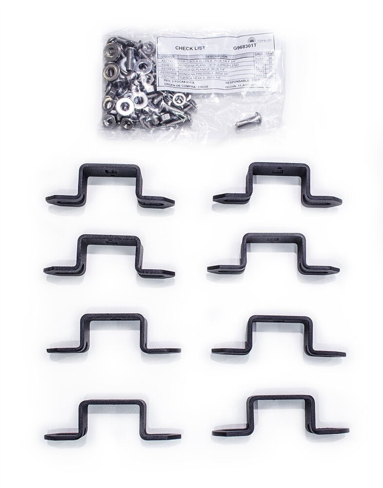 Go Rhino 968301T - Sport Bar 2.0 Three-Inch Cube Light Bracket Kit - Textured Black