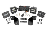 Rough Country - LED Light - RR Cage Mount - 2" Black Spot Pair - Polaris Ranger 1000 Ranger XP 900 1000 - 93143