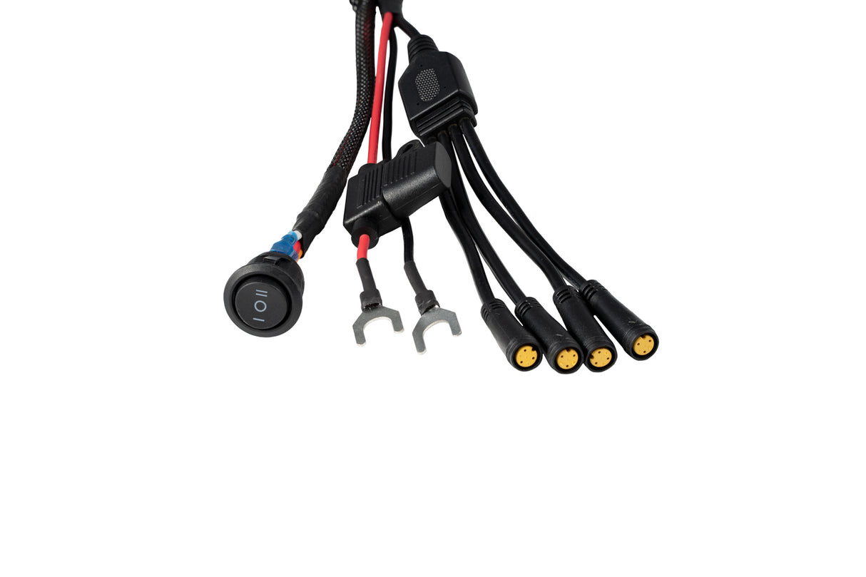 Diode Dynamics - Stage Series Single-Color Rock Light M8 Wiring Harness - DD4142