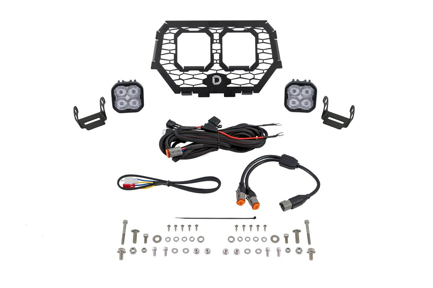 Diode Dynamics - Stage Series LED Grille Kit for 2014-2018 Polaris RZR XP, Sport White Fog - DD7857