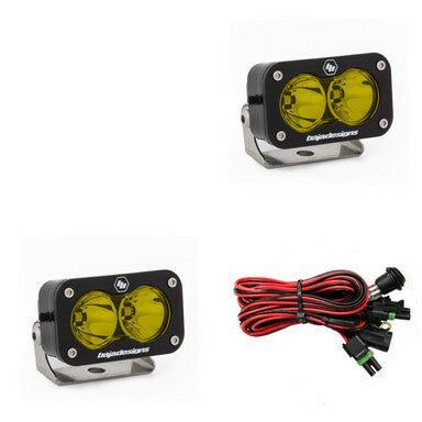 Baja Designs - 487815 - S2 Pro Black LED Auxiliary Light Pod Pair