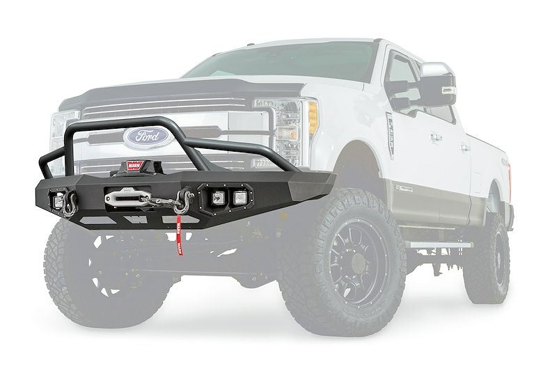 Warn - ASCENT BUMPER WITH PRERUNNER GUARD FORD SUPER DUTY - 110695