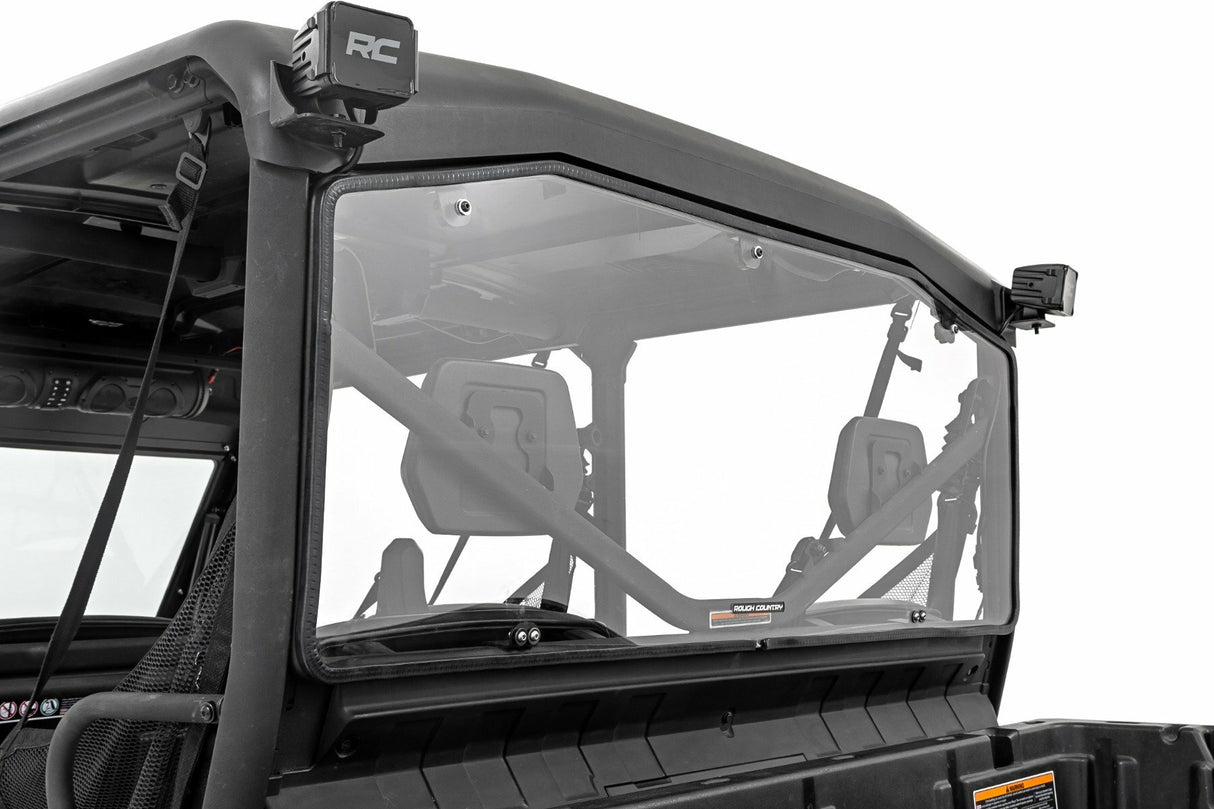 Rough Country - Rear Cab Panel - Scratch Resistant - Can-Am Defender HD 8 HD 9 HD 10 - 98162032A