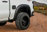 Pocket Fender Flares - G9K Satin Steel - Chevy Silverado 1500 2WD/4WD (19-21)