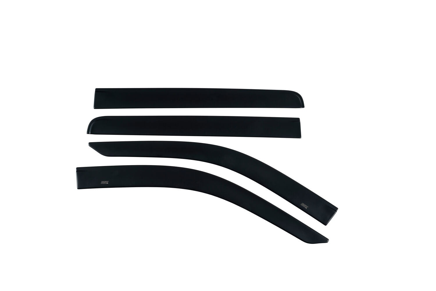 Husky Liners 2857049 Low Profile Ventvisor Deflector; Matte Black; Outside Mount; 4 pc.