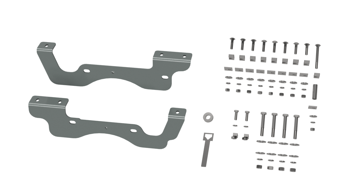 B&W - B&W Trailer Hitches RVR2402 Custom Installation Brackets For Universal Mounting Rails For Some Ford Trucks