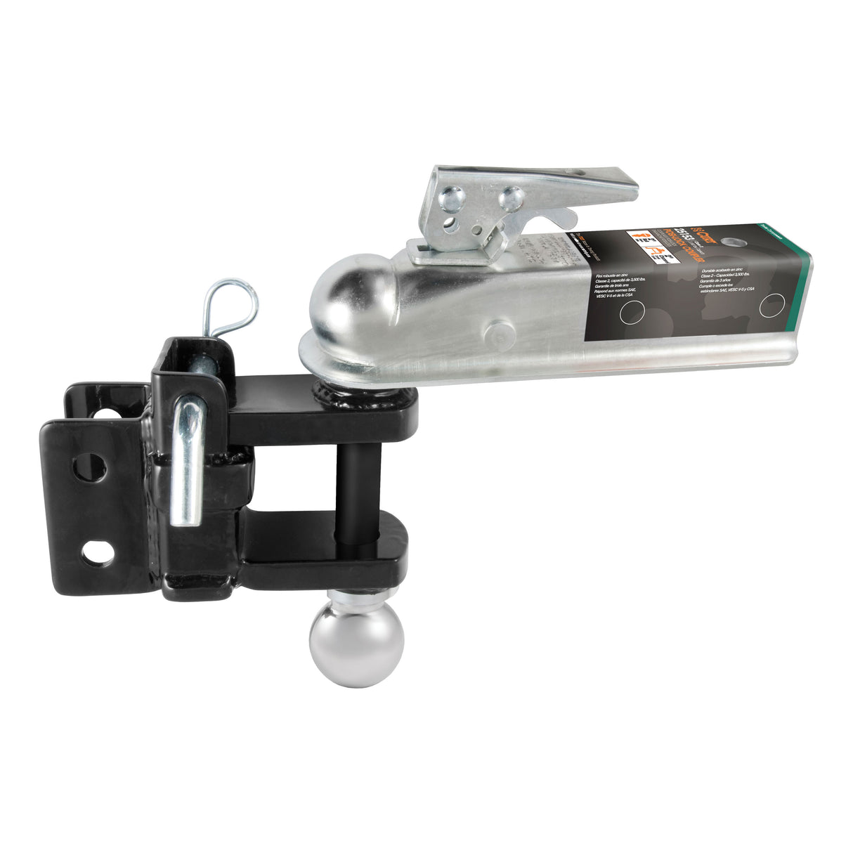 Curt - Replacement Adjustable Multipurpose Ball Mount Head (Fits #45049) - 45008