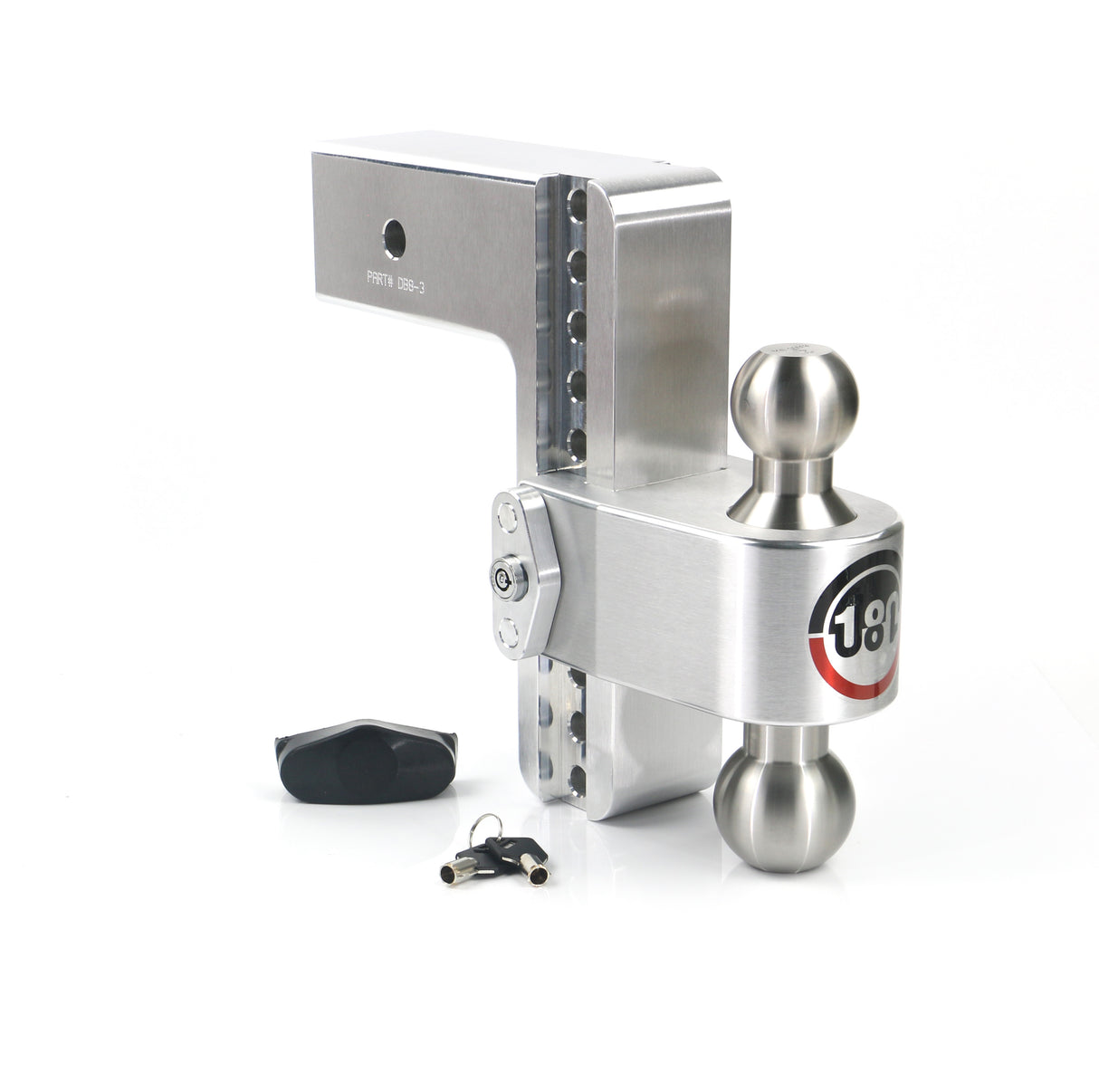 Weigh Safe - LTB8-3 Turnover Ball 8" Drop Hitch with 3" Shank