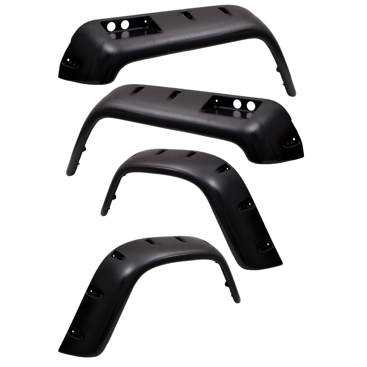 Rugged Ridge - 6 Piece All Terrain Fender Flare Kit; 76-86 Jeep CJ Models - 11633.10