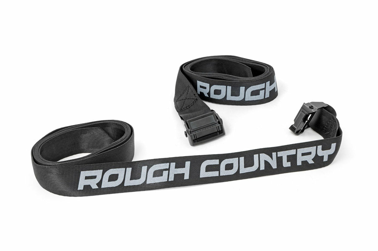 Cargo Tie-Down Straps - Cam Buckle - 1.5(in.) x 9' - Pair