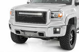 Rough Country - Mesh Grille - 30" Dual Row LED - Black - GMC Sierra 1500 (14-15) - 70190