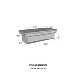 Westin - 80-RB120FL Brute Full Lid Tool Box