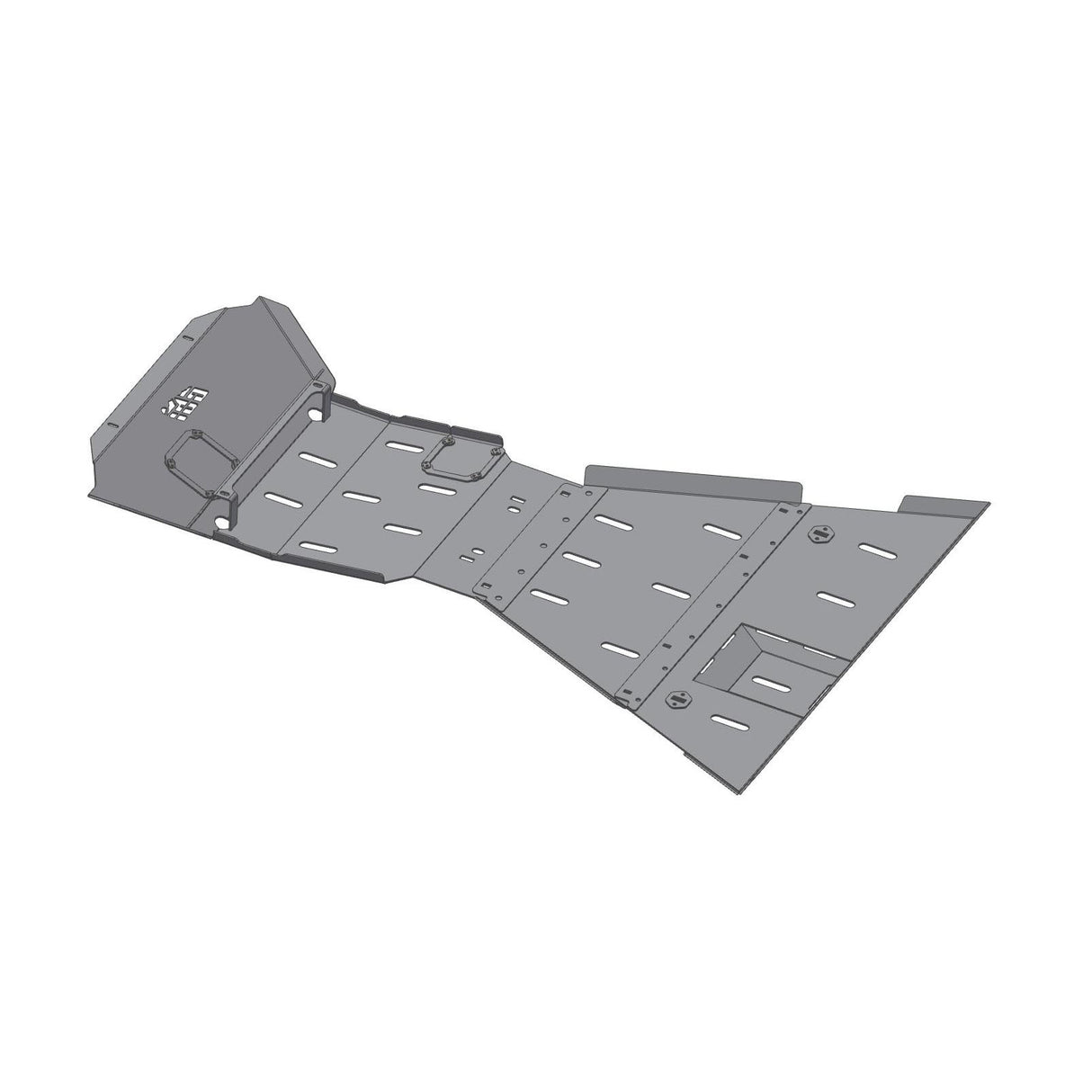 CBI - 2nd Gen Toyota Tundra Full Overland Skid Plate Set / Powder Coated Black - 300-000-012-004