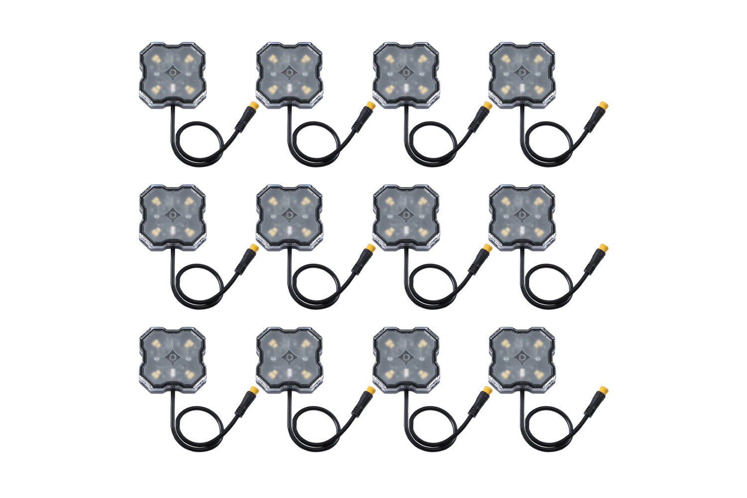 Diode Dynamics - Single-Color Rock Light Installer Kit (12-pack) - DD7746
