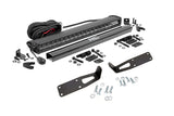 Rough Country - LED Light Kit - Bumper Mount - 20" Black Single Row - Ram 2500 3500 (10-18) - 70568BL