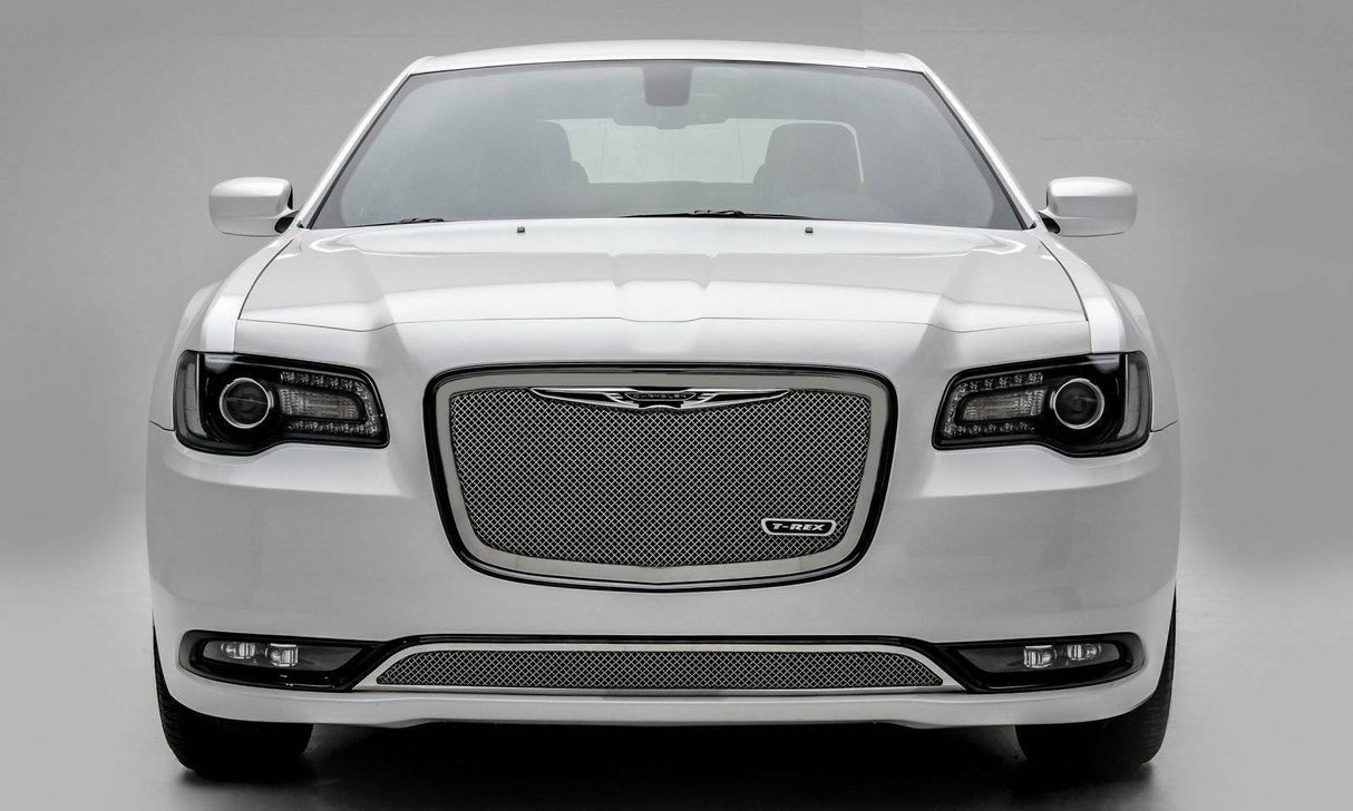T-Rex Grilles - 1 Pc Small Mesh Stainless Steel Upper Class Grille Replacement - 54436