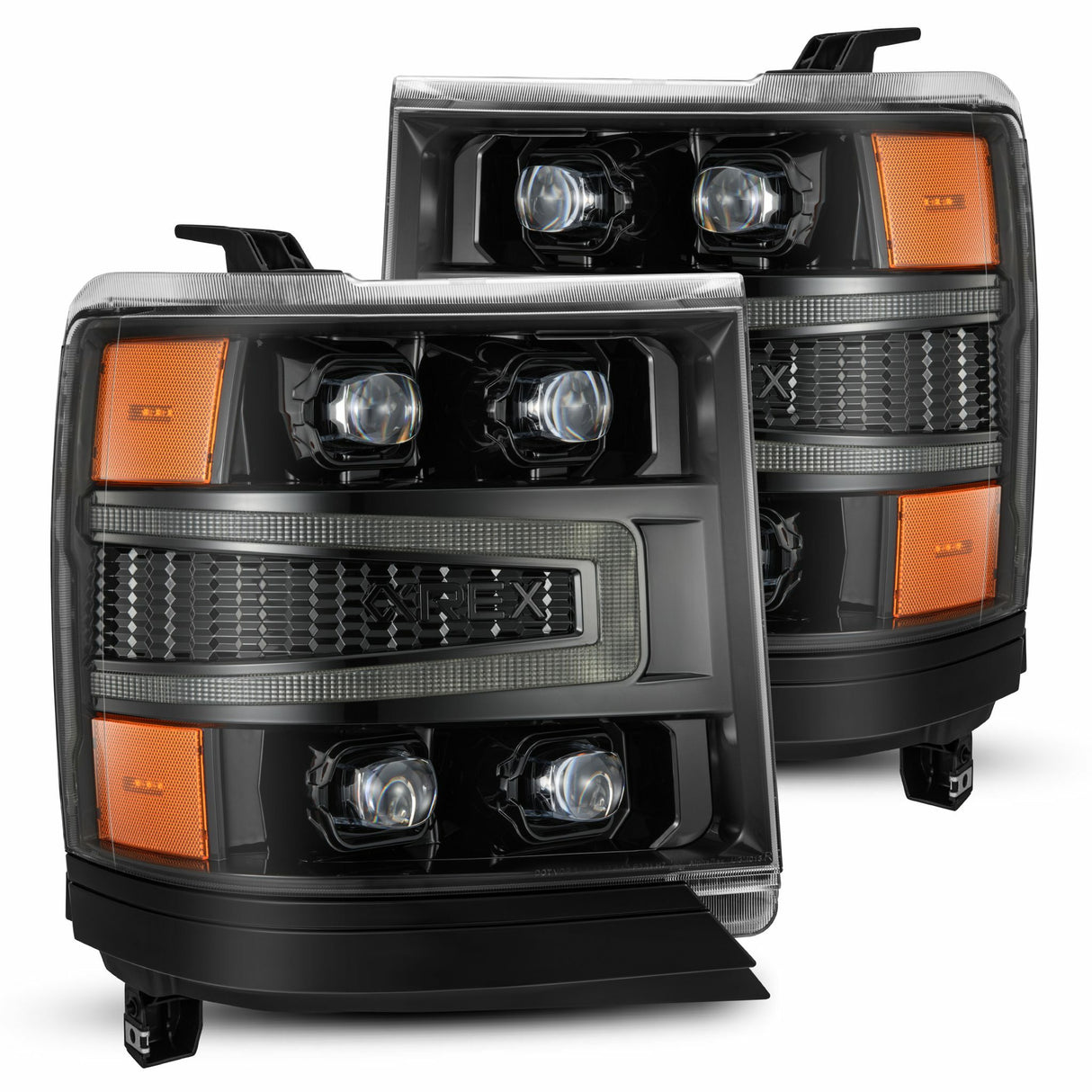 AlphaRex 880236 LED Projector Headlights in Alpha-Black