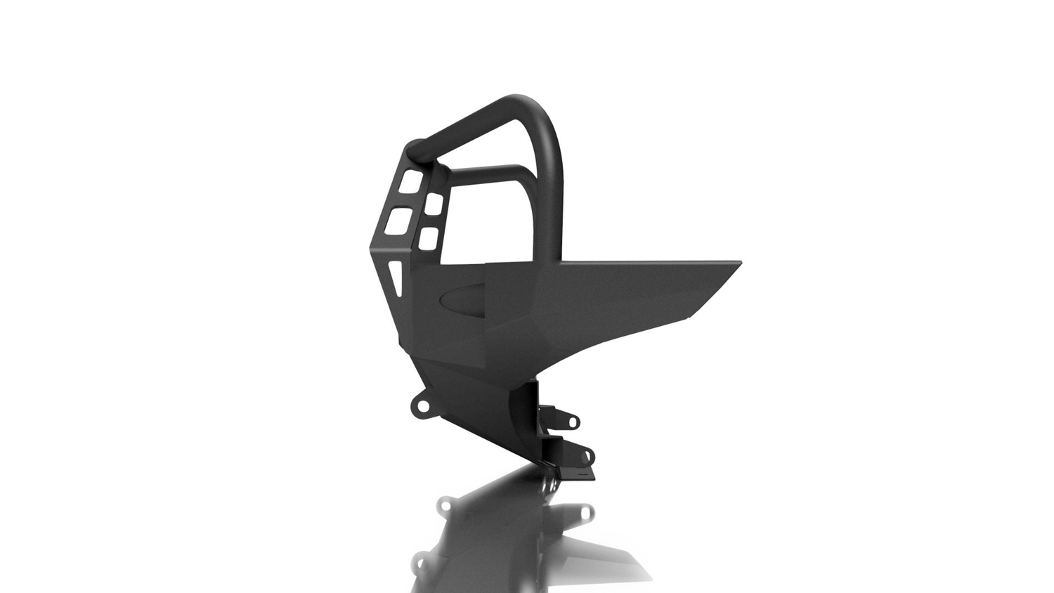 CBI - 5th Gen Toyota 4Runner Adventure Series Front Bumper - Steel | 2020-2021-Powder Coat- Black - 200-000-011-225