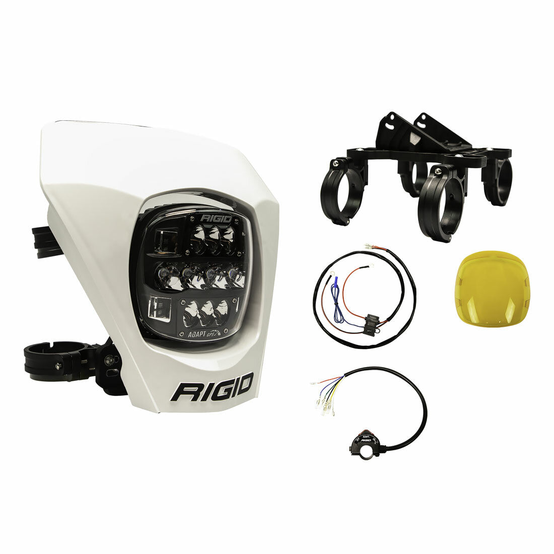 RIGID - Adapt XE Extreme Enduro LED Moto Kit, White - 300417