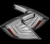 AlphaRex 676030 Prismatic LED Taillights Clear