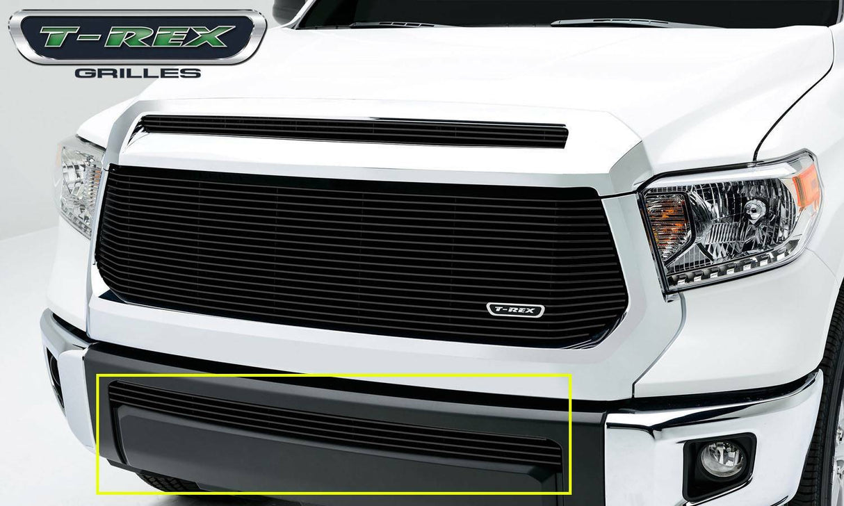 T-Rex Grilles - 1 Pc Horizontal Aluminum Billet Bumper Grille Overlay - 25964B