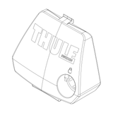 Thule - Evo Raised Rail- Front cover - 1500052985