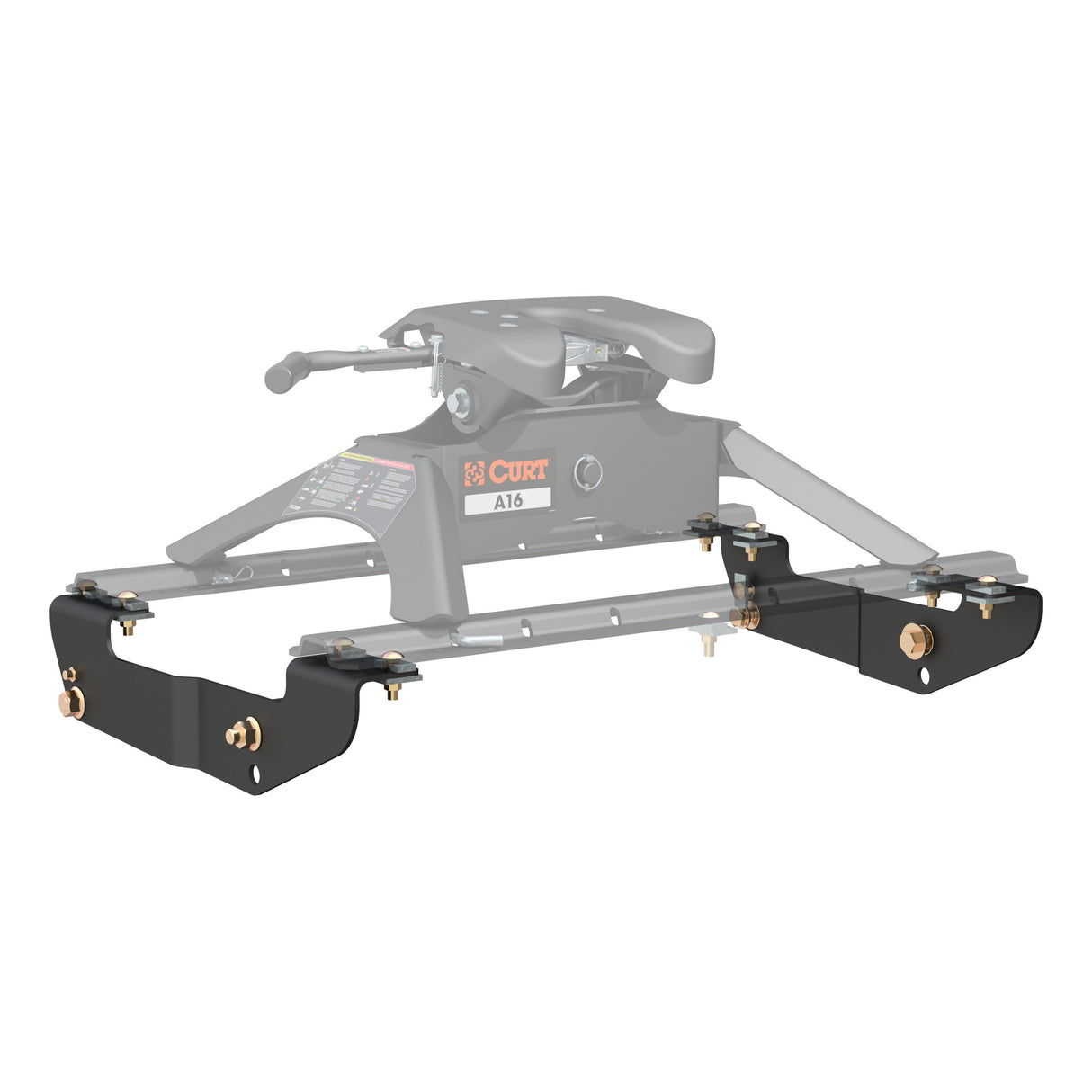 Curt - Custom 5th Wheel Brackets, Select Silverado, Sierra 1500, 2500, 3500, HD - 16418