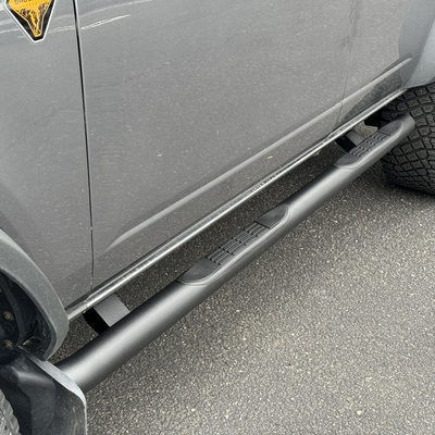 Go Rhino 4129T - 4000 Series Side Steps W/ Mounting Bracket Kit - Textured Black