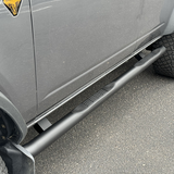 Go Rhino 4129T - 4000 Series Side Steps W/ Mounting Bracket Kit - Textured Black