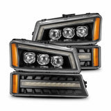 AlphaRex 880256 Projector Headlights Black