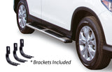 Go Rhino 685423971PS - 5" OE Xtreme Low Profile SideSteps With Mounting Bracket Kit - Polished Stainless Steel